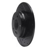 633-63032R Drilled/Slotted Brake Rotor [Black], 1994-2011 Mercedes-Benz, Position: Rear Right - image 2