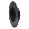 633-63035L Drilled/Slotted Brake Rotor [Black], 1996-1998 Mercedes-Benz, Position: Rear Left - image 4