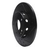 633-63036R Drilled/Slotted Brake Rotor [Black], 1997-1998 Mercedes-Benz, Position: Front Right - image 2