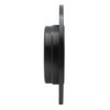 633-63037L Drilled/Slotted Brake Rotor [Black], 1998-2003 Mercedes-Benz, Position: Rear Left - image 3