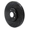 633-63046L Drilled/Slotted Brake Rotor [Black], 2000-2006 Multiple Makes/Models, Position: Front Left - image 3