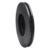633-63046R Drilled/Slotted Brake Rotor [Black], 2000-2006 Multiple Makes/Models, Position: Front Right - image 1