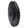 633-63046R Drilled/Slotted Brake Rotor [Black], 2000-2006 Multiple Makes/Models, Position: Front Right - image 3