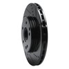 633-63047R Drilled/Slotted Brake Rotor [Black], 1996-2015 Mercedes-Benz, Position: Front Right - image 2