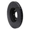 633-63048R Drilled/Slotted Brake Rotor [Black], 1996-2011 Multiple Makes/Models, Position: Front Right - image 4