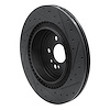633-63069L Drilled/Slotted Brake Rotor [Black], 2005-2013 Mercedes-Benz, Position: Rear Left - image 1