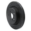 633-63069L Drilled/Slotted Brake Rotor [Black], 2005-2013 Mercedes-Benz, Position: Rear Left - image 3