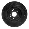 633-63077R Drilled/Slotted Brake Rotor [Black], 2006-2007 Mercedes-Benz, Position: Front Right - image 3