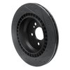 633-63096L Drilled/Slotted Brake Rotor [Black], 2010-2018 Mercedes-Benz, Position: Rear Left - image 4