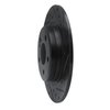 633-63099R Drilled/Slotted Brake Rotor [Black], 2012-2020 Mercedes-Benz, Position: Rear Right - image 2