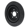 633-63101 Drilled/Slotted Brake Rotor [Black], 2012-2020 Mercedes-Benz, Position: Rear - image 4
