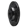 633-63118L Drilled/Slotted Brake Rotor [Black], Fits Select Mercedes-Benz, Position: Rear Left - image 2