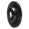 633-63118R Drilled/Slotted Brake Rotor [Black], Fits Select Mercedes-Benz, Position: Rear Right - image 2