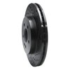 633-63122R Drilled/Slotted Brake Rotor [Black], 1998-2005 Mercedes-Benz, Position: Front Right - image 2