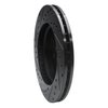 633-63122R Drilled/Slotted Brake Rotor [Black], 1998-2005 Mercedes-Benz, Position: Front Right - image 4