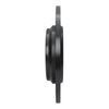 633-63125L Drilled/Slotted Brake Rotor [Black], 2000-2005 Mercedes-Benz, Position: Rear Left - image 3
