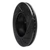 633-63126L Drilled/Slotted Brake Rotor [Black], 2002-2008 Mercedes-Benz, Position: Front Left - image 2