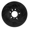 633-63126L Drilled/Slotted Brake Rotor [Black], 2002-2008 Mercedes-Benz, Position: Front Left - image 4