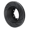 633-63134L Drilled/Slotted Brake Rotor [Black], Fits Select Multiple Makes/Models, Position: Rear Left,Rr Left - image 4