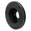 633-63135R Drilled/Slotted Brake Rotor [Black], 2008-2018 Mercedes-Benz, Position: Front Right - image 4