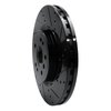 633-63144R Drilled/Slotted Brake Rotor [Black], 2012-2018 Mercedes-Benz, Position: Front Right - image 2