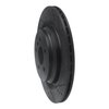 633-63150R Drilled/Slotted Brake Rotor [Black], 2013-2019 Mercedes-Benz, Position: Rear Right - image 2