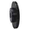 633-63158R Drilled/Slotted Brake Rotor [Black], Fits Select Mercedes-Benz, Position: Front Right - image 2