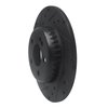 633-63173L Drilled/Slotted Brake Rotor [Black], 2015-2021 Mercedes-Benz, Position: Rear Left - image 2