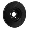 633-63180R Drilled/Slotted Brake Rotor [Black], Fits Select Mercedes-Benz, Position: Front Right - image 4