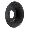 633-67004L Drilled/Slotted Brake Rotor [Black], 1974-1978 Infiniti/Nissan, Position: Front Left - image 2