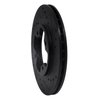 633-67005R Drilled/Slotted Brake Rotor [Black], 1979-1983 Infiniti/Nissan, Position: Front Right - image 2