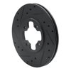 633-67008L Drilled/Slotted Brake Rotor [Black], 1981-1988 Infiniti/Nissan, Position: Front Left - image 2