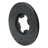 633-67008L Drilled/Slotted Brake Rotor [Black], 1981-1988 Infiniti/Nissan, Position: Front Left - image 4