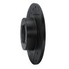 633-67009L Drilled/Slotted Brake Rotor [Black], 1970-1973 Infiniti/Nissan, Position: Front Left - image 2