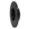 633-67009R Drilled/Slotted Brake Rotor [Black], 1970-1973 Infiniti/Nissan, Position: Front Right - image 4