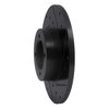 633-67011R Drilled/Slotted Brake Rotor [Black], 1980-1983 Infiniti/Nissan, Position: Front Right - image 2