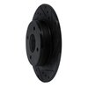 633-67015R Drilled/Slotted Brake Rotor [Black], 1984-1985 Infiniti/Nissan, Position: Rear Right - image 2