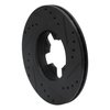 633-67017L Drilled/Slotted Brake Rotor [Black], 1984-1989 Infiniti/Nissan, Position: Front Left - image 4