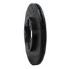 633-67017R Drilled/Slotted Brake Rotor [Black], 1984-1989 Infiniti/Nissan, Position: Front Right - image 2