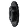 633-67028R Drilled/Slotted Brake Rotor [Black], 1989-2013 Multiple Makes/Models, Position: Front Right - image 2