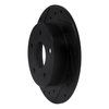 633-67031L Drilled/Slotted Brake Rotor [Black], 1989-1993 Infiniti/Nissan, Position: Rear Left - image 2