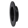 633-67031L Drilled/Slotted Brake Rotor [Black], 1989-1993 Infiniti/Nissan, Position: Rear Left - image 4