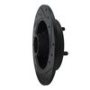 633-67032R Drilled/Slotted Brake Rotor [Black], 1988-1988 Infiniti/Nissan, Position: Rear Right - image 4