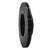 633-67040R Drilled/Slotted Brake Rotor [Black], 1993-2006 Infiniti/Nissan, Position: Front Right - image 4