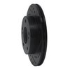 633-67042R Drilled/Slotted Brake Rotor [Black], 1994-1996 Infiniti/Nissan, Position: Front Right - image 2