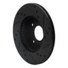 633-67045L Drilled/Slotted Brake Rotor [Black], 1995-2000 Infiniti/Nissan, Position: Front Left - image 4