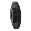 633-67048R Drilled/Slotted Brake Rotor [Black], 1999-2001 Infiniti/Nissan, Position: Front Right - image 2