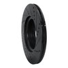 633-67054L Drilled/Slotted Brake Rotor [Black], 2004-2006 Infiniti/Nissan, Position: Front Left - image 4