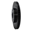 633-67058L Drilled/Slotted Brake Rotor [Black], 2007-2015 Infiniti/Nissan, Position: Front Left - image 2