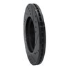 633-67066L Drilled/Slotted Brake Rotor [Black], Fits Select Infiniti/Nissan, Position: Front Left - image 4